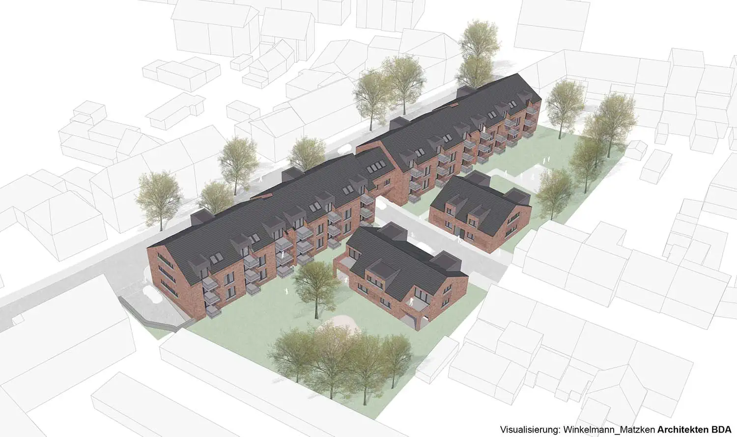 46 Wohnungen in verschiedenen Größen - Quartier Blücherstraße